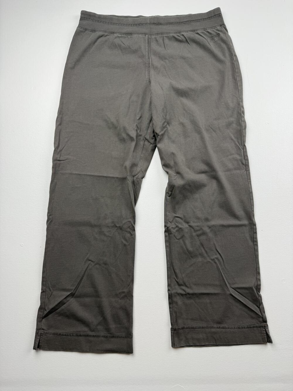 Woolrich Pants Womens XL Gray Jersey Knit Elastic Waist Lounge Sweatpants